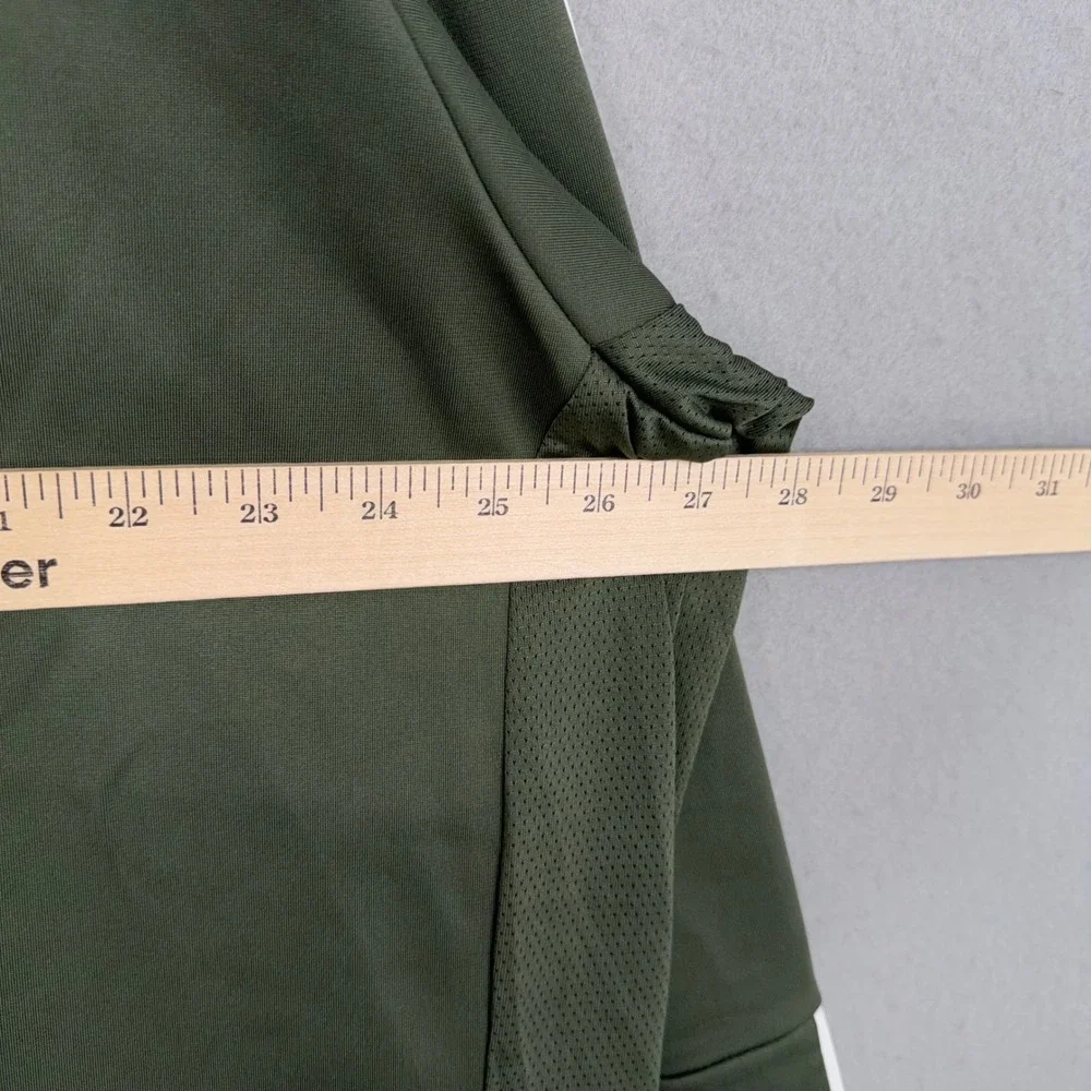 Puma Tracksuit Mens 2XLT Green Colorblock Full Zip Training Athletic Activewear